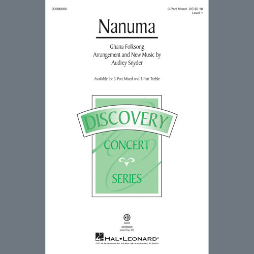 Download Audrey Snyder Nanuma sheet music and printable PDF music notes