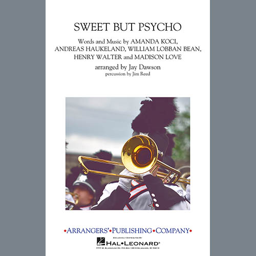 Ava Max, Sweet But Psycho (arr. Jay Dawson) - Baritone B.C., Marching Band