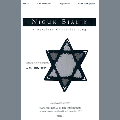 A.W. Binder, Nigun Bialik, SATB Choir