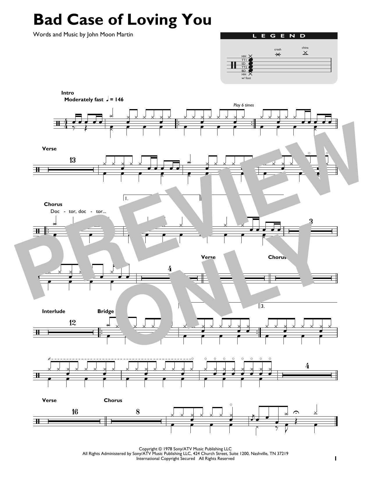 Robert Palmer Bad Case Of Loving You Sheet Music Download Pdf Score 251074