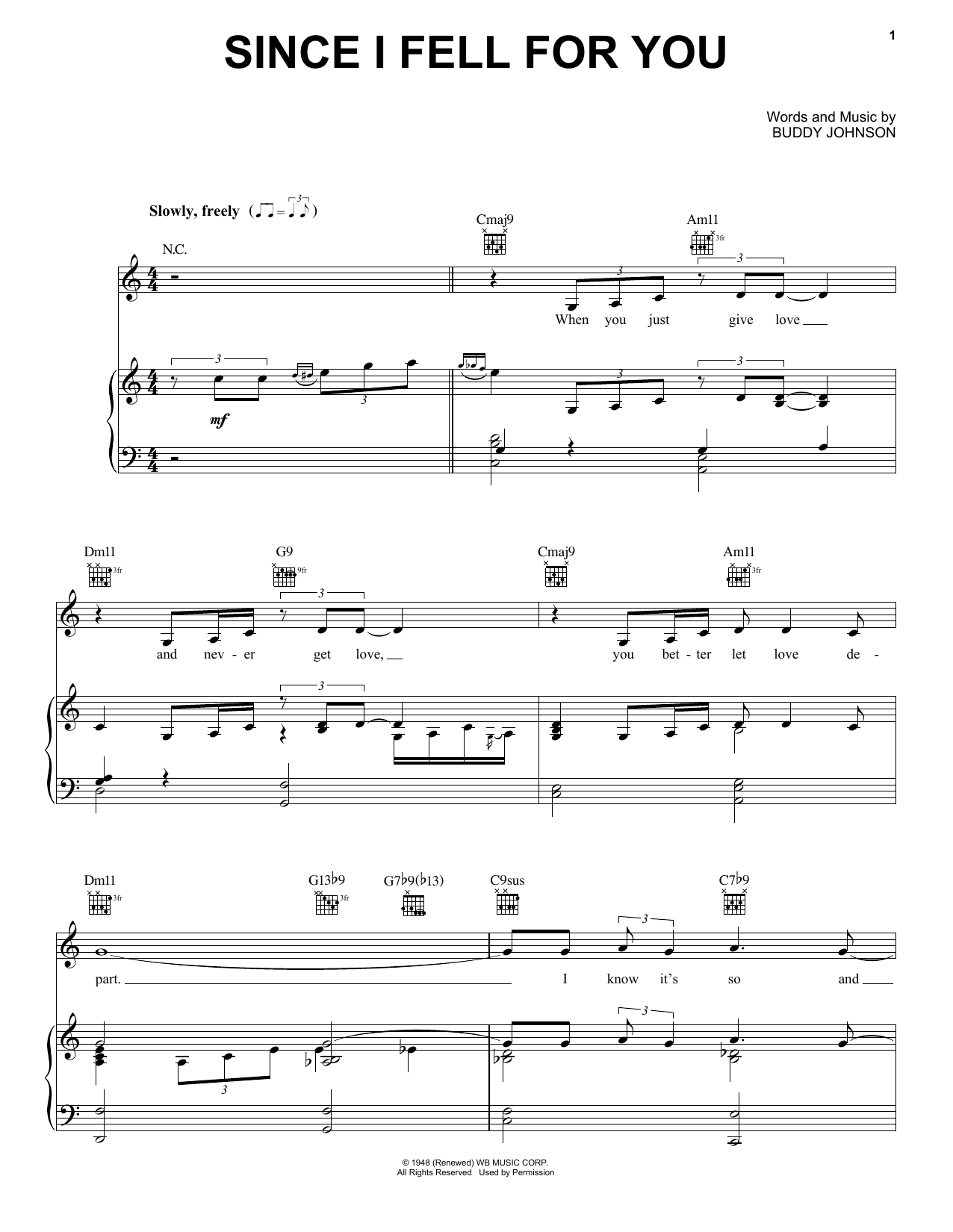 Barbra Streisand Since I Fell For You Sheet Music Notes & Chords for Solo Guitar - Download or Print PDF