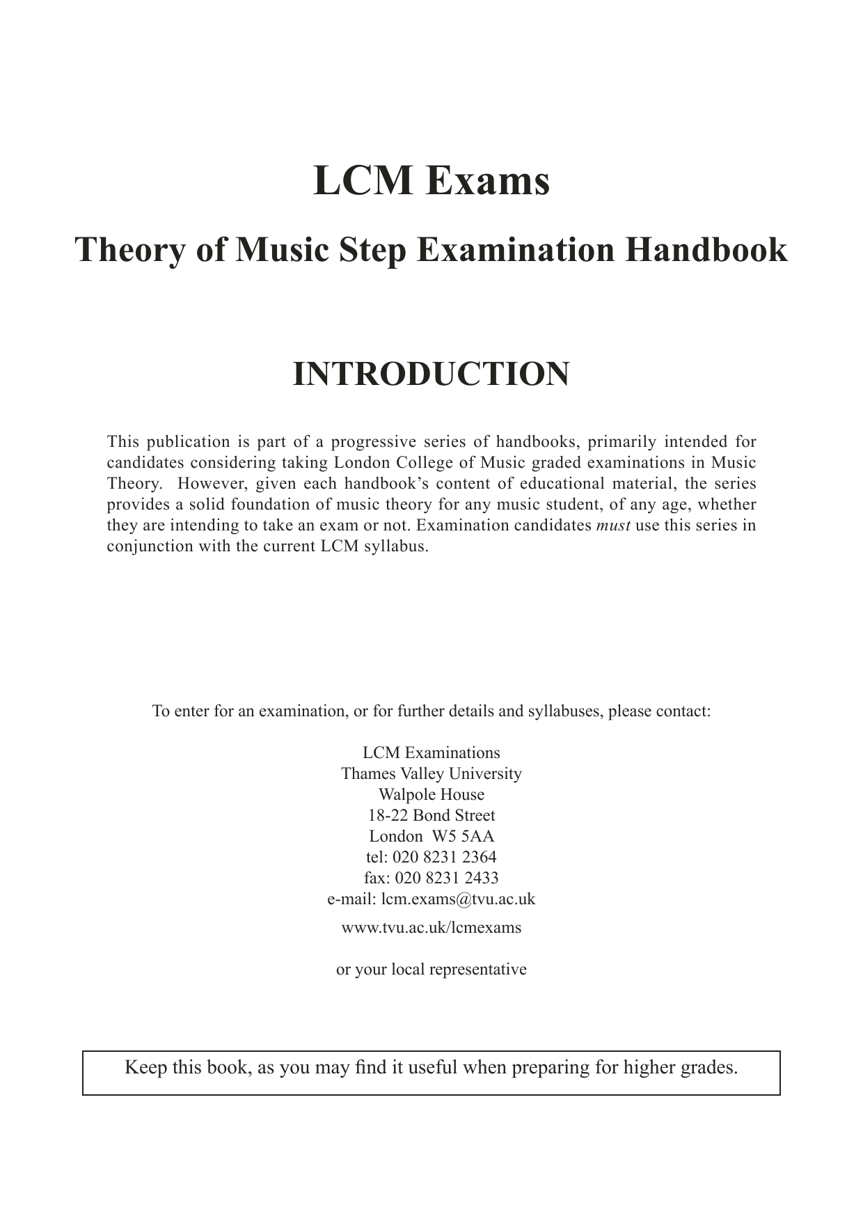 Barry Draycott and Martyn Williams LCME Theory Handbook Preliminary Sheet Music Notes & Chords for Instrumental Method - Download or Print PDF