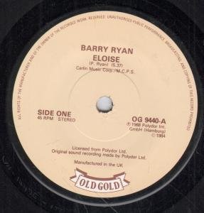 Barry Ryan, Eloise, Piano, Vocal & Guitar