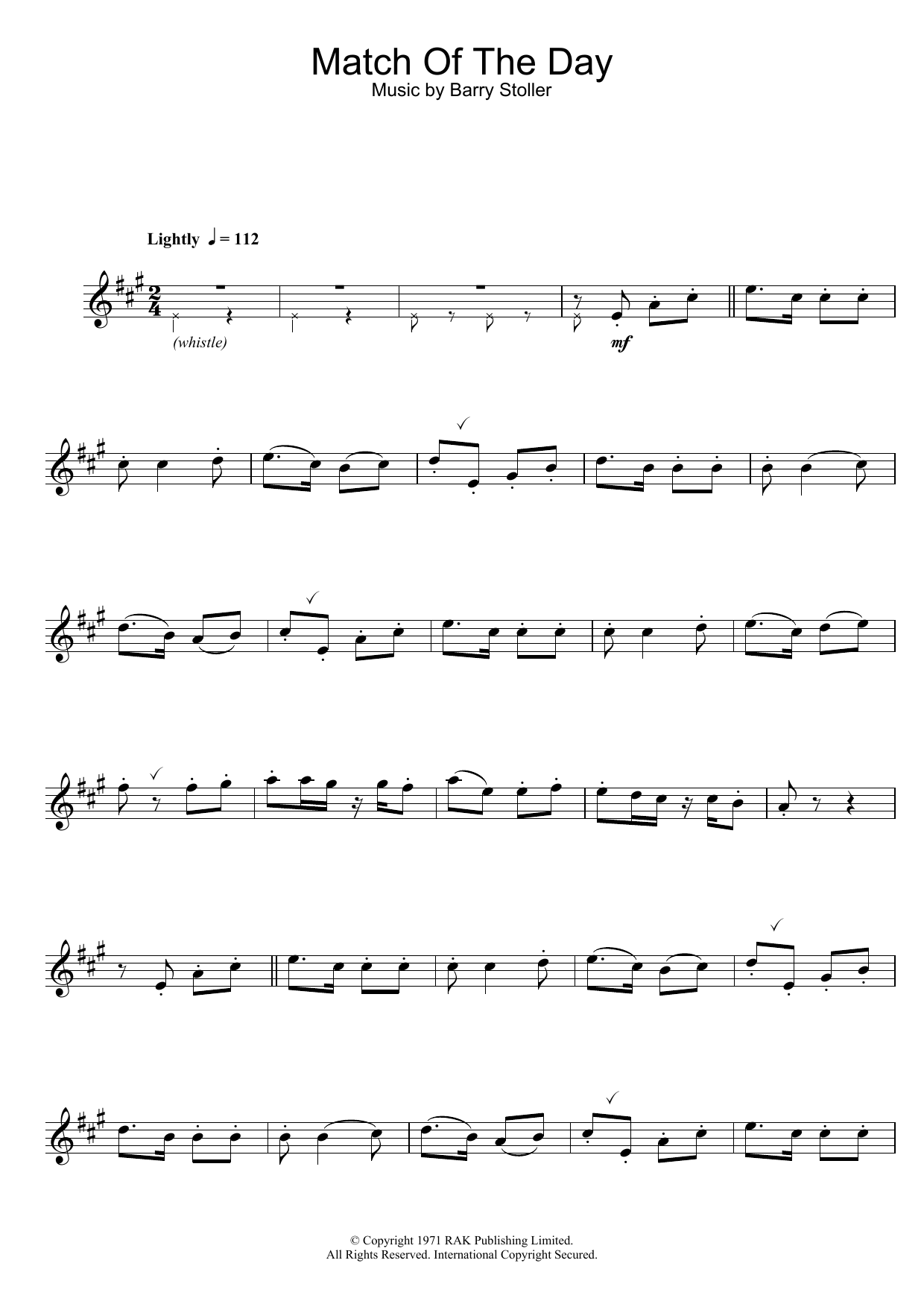 Barry Stoller Match Of The Day Sheet Music Notes & Chords for Classroom Band Pack - Download or Print PDF