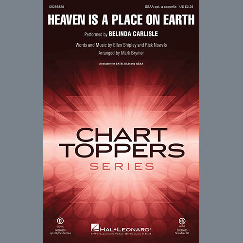 Belinda Carlisle, Heaven Is A Place On Earth (arr. Mark Brymer), SAB Choir