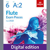 Download Benjamin Godard Allegretto (from Suite de trois morceaux) (Grade 6 List A2 from the ABRSM Flute syllabus from 2022) sheet music and printable PDF music notes