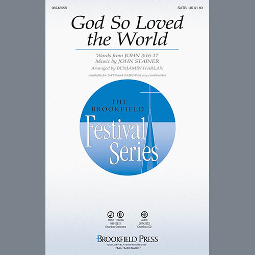 Benjamin Harlan Benjamin Harlan, God So Loved The World Chamber Orchestra - Full Score, Choir Instrumental Pak