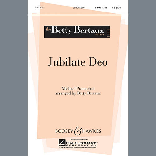 Betty Bertaux, Jubilate Deo, SSA