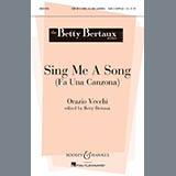 Download Betty Bertaux Sing Me A Song (Fa Una Canzona) sheet music and printable PDF music notes