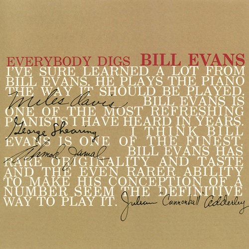 Bill Evans, Night And Day (from Gay Divorce), Piano Solo