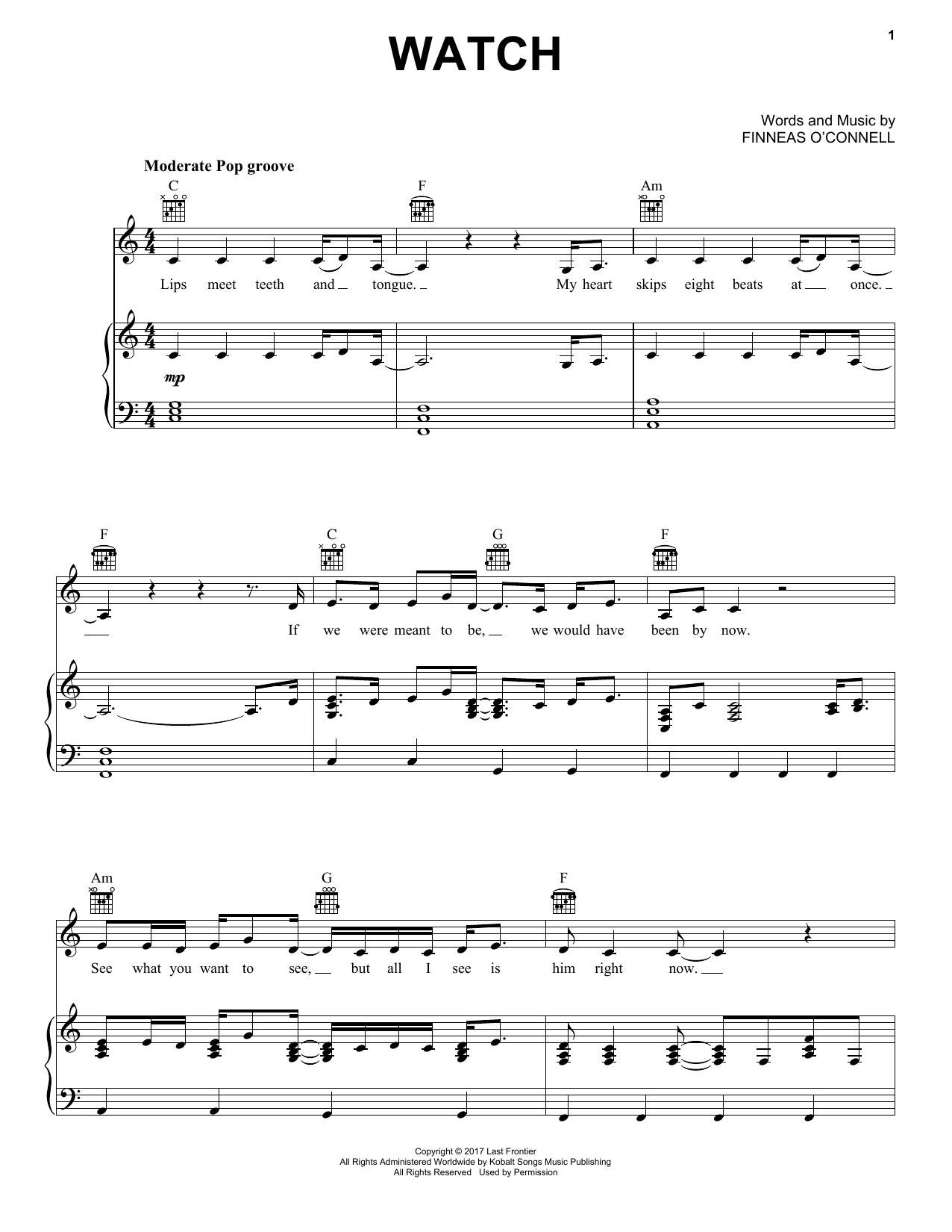 Billie Eilish watch Sheet Music Notes & Chords for Ukulele - Download or Print PDF