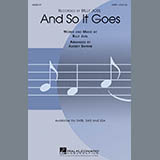 Download Billy Joel And So It Goes (arr. Audrey Snyder) sheet music and printable PDF music notes