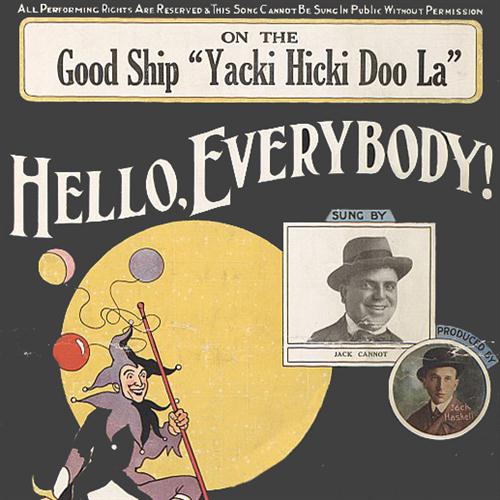 Billy Merson, On The Good Ship Yacki Hicki Doo La, Piano, Vocal & Guitar (Right-Hand Melody)