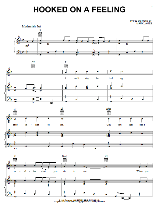 B.J. Thomas Hooked On A Feeling Sheet Music Notes & Chords for Ukulele - Download or Print PDF