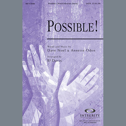 BJ Davis BJ Davis, Possible! - Tenor Sax (sub. Tbn 2), Choir Instrumental Pak