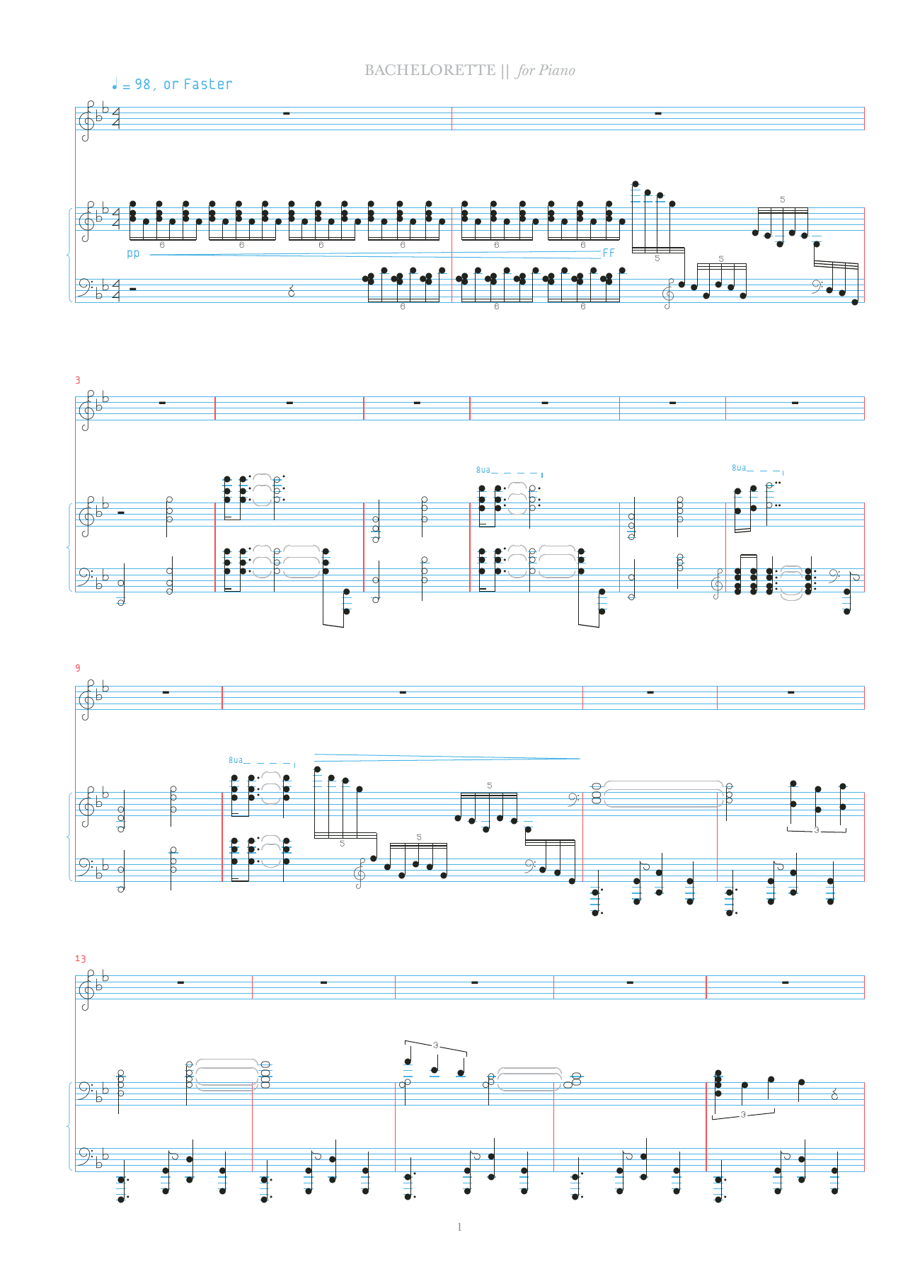 Bjork Bachelorette Sheet Music Notes & Chords for Piano & Vocal - Download or Print PDF