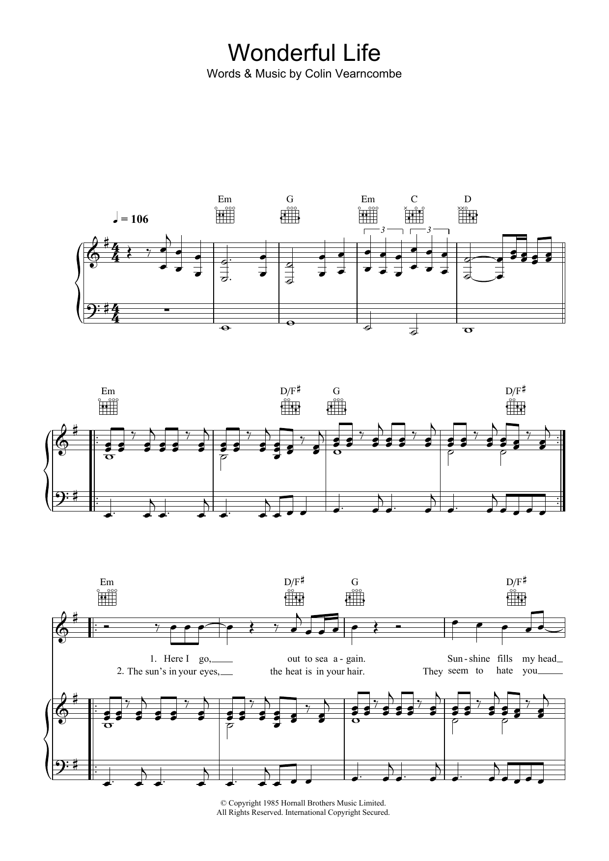 Black Wonderful Life Sheet Music Notes & Chords for Alto Saxophone - Download or Print PDF