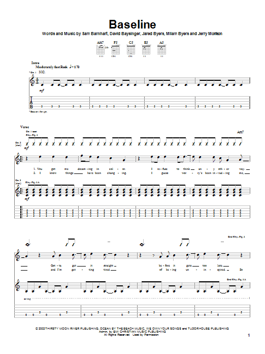 Bleach Baseline Sheet Music Notes & Chords for Guitar Tab - Download or Print PDF Bleach Baseline Sheet Music Notes & Chords for Guitar Tab - Download or Print PDF