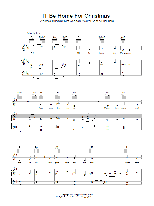 Bob Dylan I'll Be Home For Christmas Sheet Music Notes & Chords for Piano, Vocal & Guitar (Right-Hand Melody) - Download or Print PDF Bob Dylan I'll Be Home For Christmas Sheet Music Notes & Chords for Piano, Vocal & Guitar (Right-Hand Melody) - Download or Print PDF
