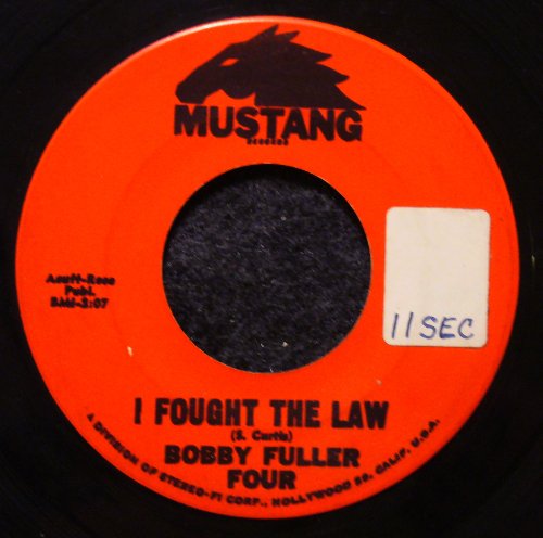 Bobby Fuller Four, I Fought The Law, Melody Line, Lyrics & Chords