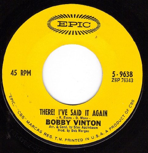 Bobby Vinton, My Heart Belongs To Only You, Piano, Vocal & Guitar (Right-Hand Melody)