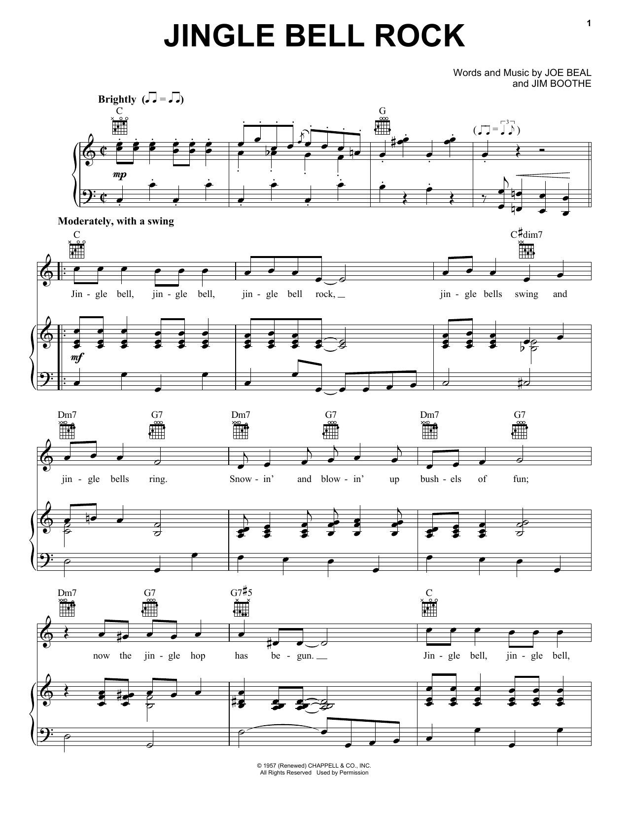 Jingle-Bell Rock sheet music