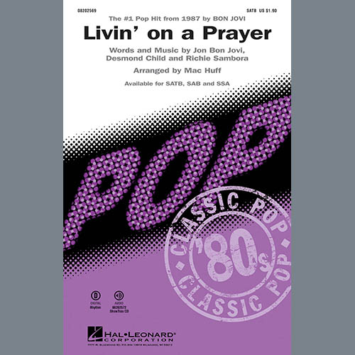 Bon Jovi, Livin' On A Prayer (arr. Mac Huff), SSA