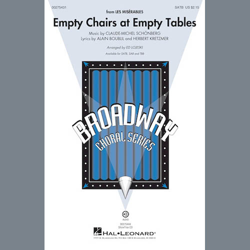 Boublil and Schonberg, Empty Chairs At Empty Tables (from Les Miserables) (arr. Ed Lojeski), TBB