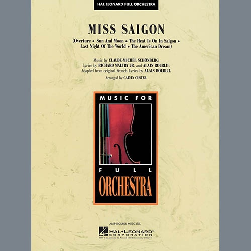 Boublil and Schonberg, Miss Saigon (arr. Calvin Custer) - Trombone 1, Full Orchestra