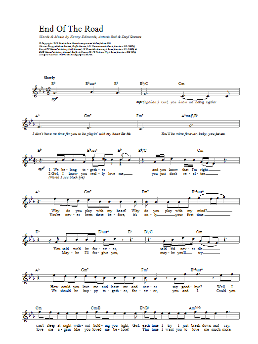 Boyz II Men End Of The Road Sheet Music Notes & Chords for Violin - Download or Print PDF