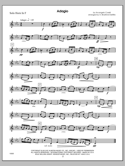 Kendor Master Repertoire - Horn in F - Horn in F sheet music