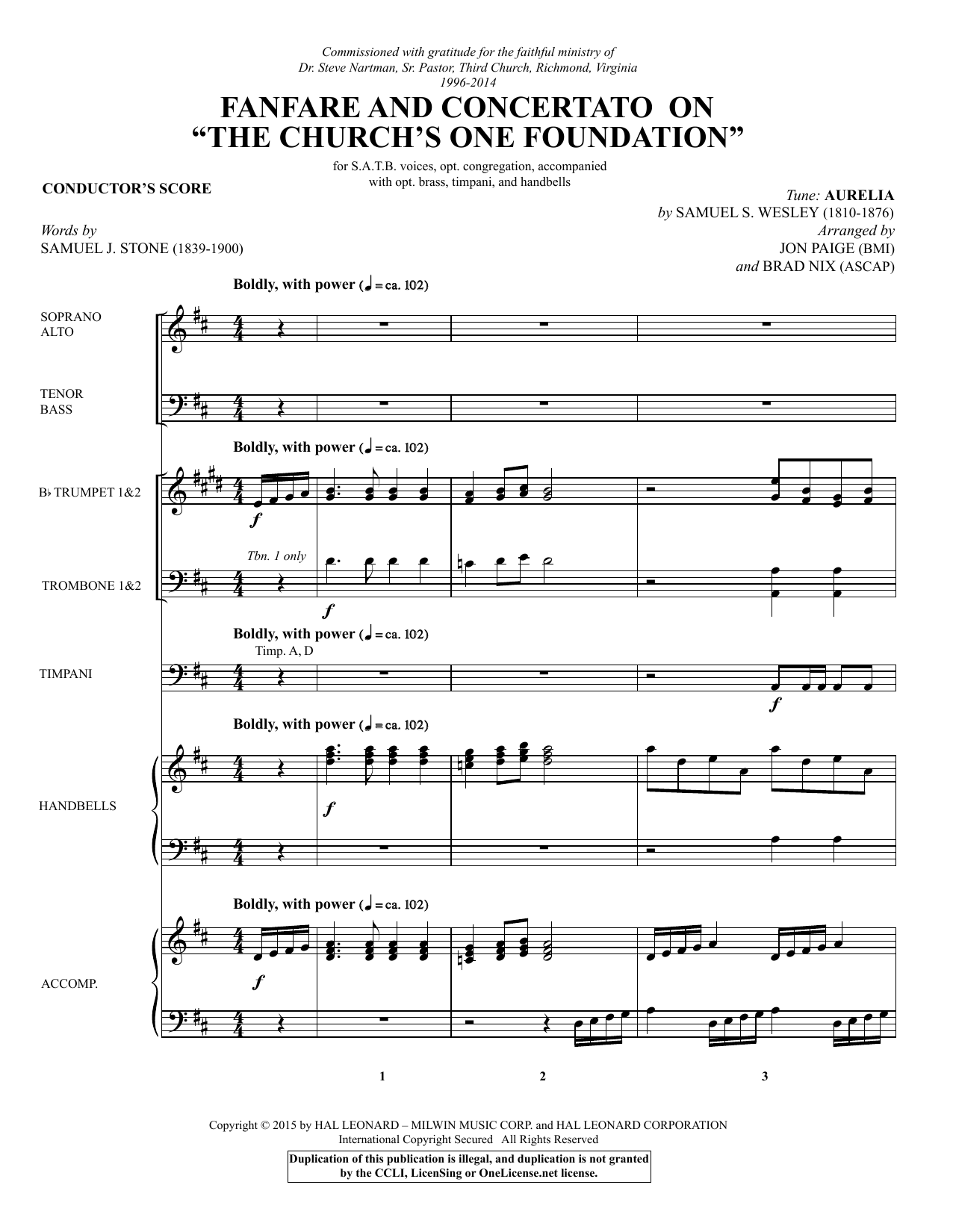 Preview Brad Nix Fanfare and Concertato on Fanfare and Concertato on