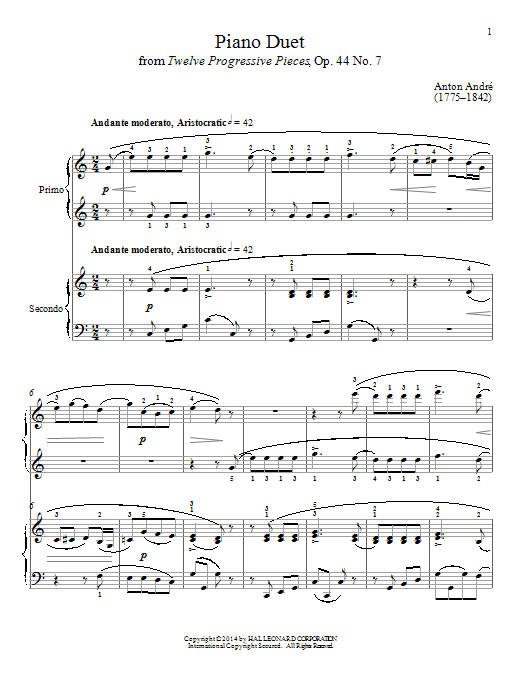 Bradley Beckman Piano Duet Sheet Music Notes & Chords for Piano Duet - Download or Print PDF
