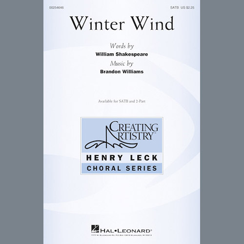 Brandon Williams, Winter Wind, 2-Part Choir