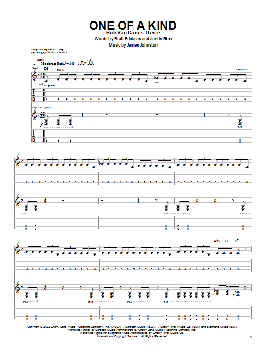 Breaking Point One Of A Kind Sheet Music Notes & Chords for Guitar Tab - Download or Print PDF