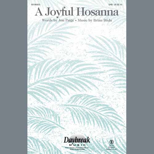 Brian Buda, A Joyful Hosanna, SAB