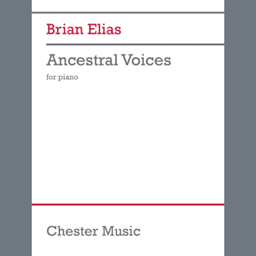 Brian Elias, Ancestral Voices, Piano Solo