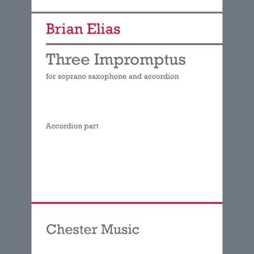 Brian Elias, Three Impromptus, Instrumental Duet