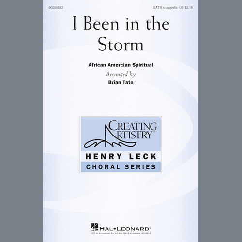 Brian Tate, I Been In The Storm, SATB