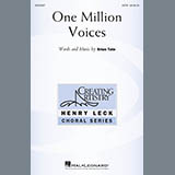 Download Brian Tate One Million Voices sheet music and printable PDF music notes