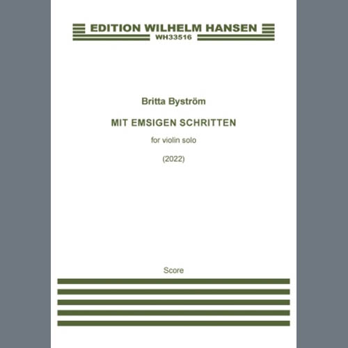 Nico Muhly Nico Muhly, Mit Emsigen Schritten, Violin Solo