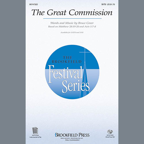 Bruce Greer, The Great Commission, SATB