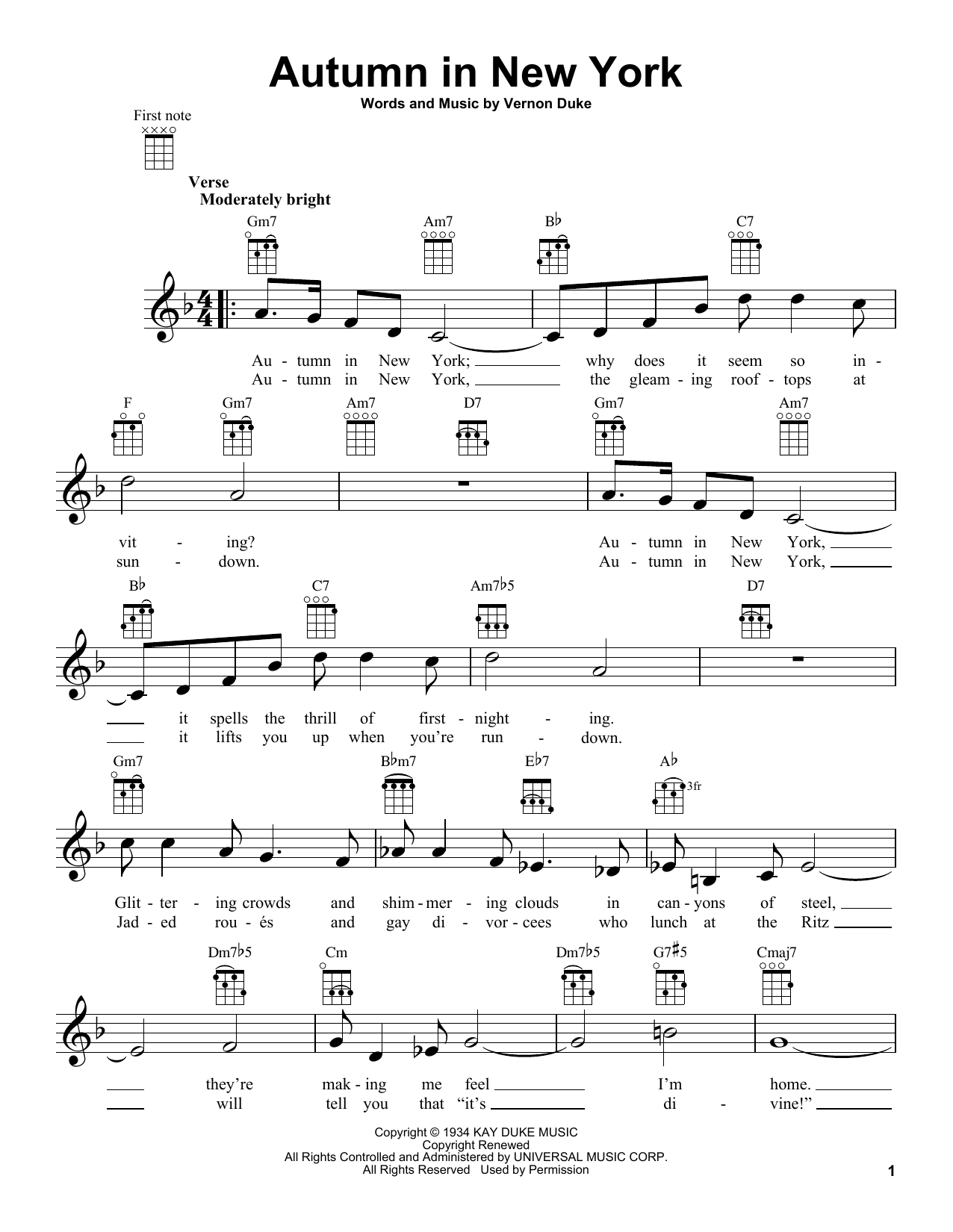 Bud Powell Autumn In New York Sheet Music Notes & Chords for Piano Transcription - Download or Print PDF