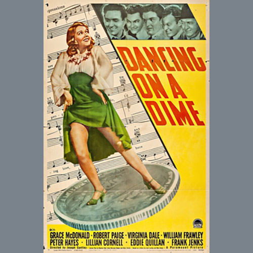 Burton Lane, Dancing On A Dime, Piano, Vocal & Guitar Chords (Right-Hand Melody)