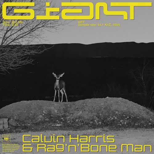 Calvin Harris & Rag 'n' Bone Man, Giant, Really Easy Piano