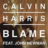 Download Calvin Harris Blame (feat. John Newman) sheet music and printable PDF music notes