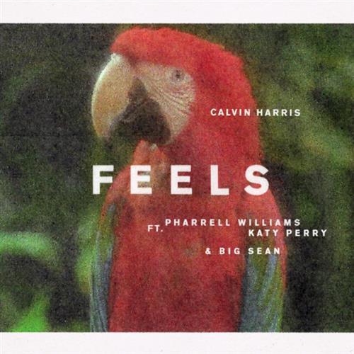 Calvin Harris, Feels (featuring Pharrell Williams, Katy Perry and Big Sean), Piano, Vocal & Guitar (Right-Hand Melody)