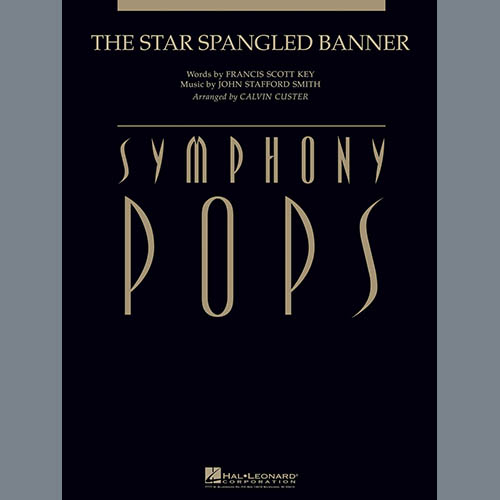 Calvin Custer Calvin Custer, The Star Spangled Banner - Percussion Score, Full Orchestra