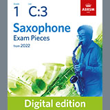 Download Camille Saint-Saens L'éléphant (from Le carnaval des animaux) (Grade 1 C3 from the ABRSM Saxophone syllabus from 2022) sheet music and printable PDF music notes