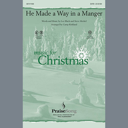 Camp Kirkland, He Made A Way In A Manger, SATB